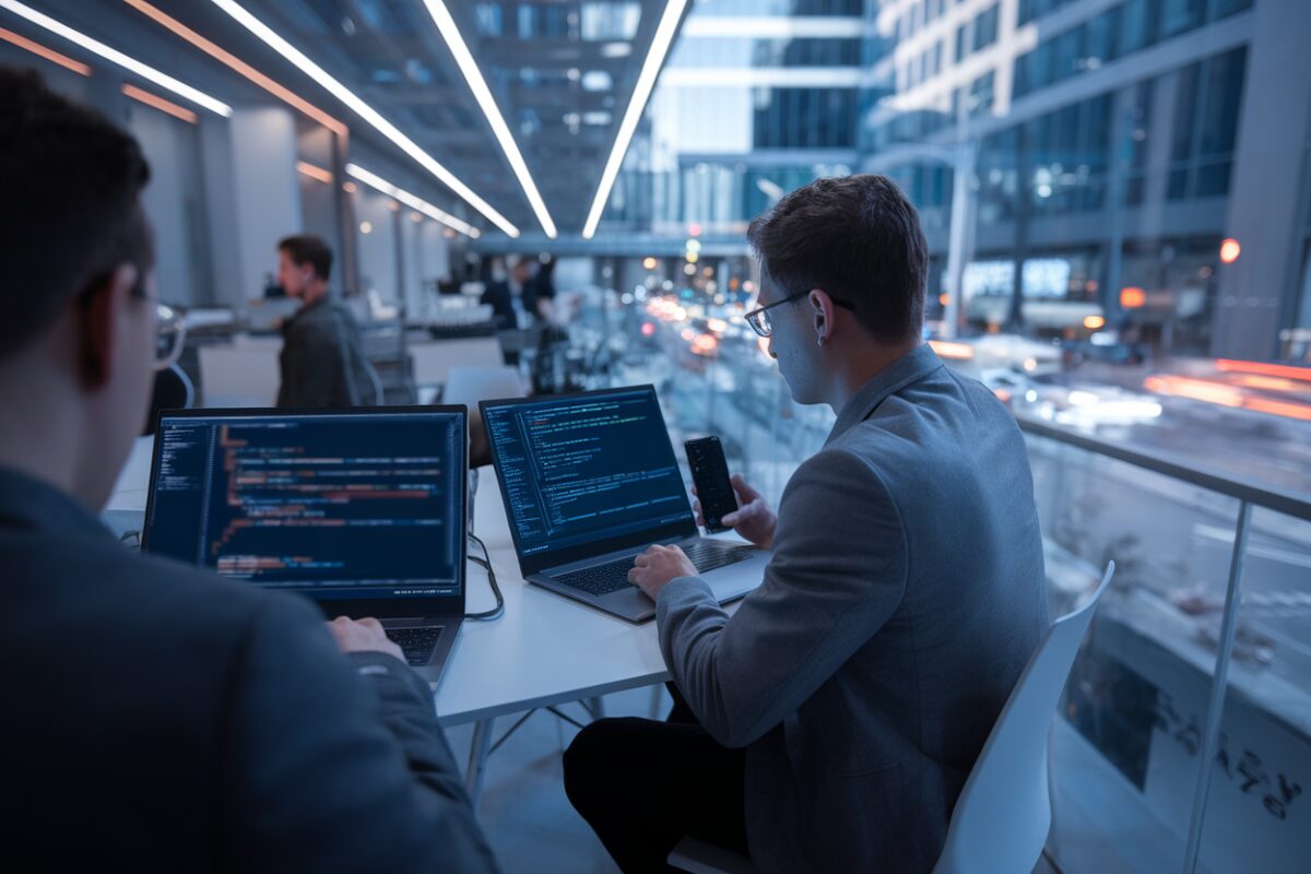 Alerte cybersécurité dans une équipe Python Des ingénieurs analysent une alerte après compromission d’une dépendance Python