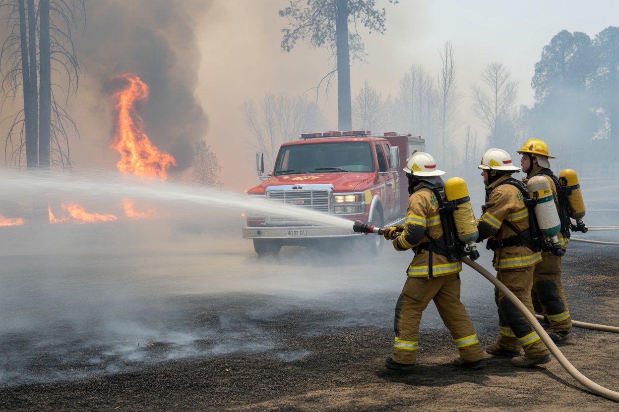 37 pompiers de Mayotte et La Réunion envoyés en Gironde : 42 000 hectares déjà partis en fumée 37 pompiers de Mayotte et La Réunion envoyés en Gironde : 42 000 hectares déjà partis en fumée