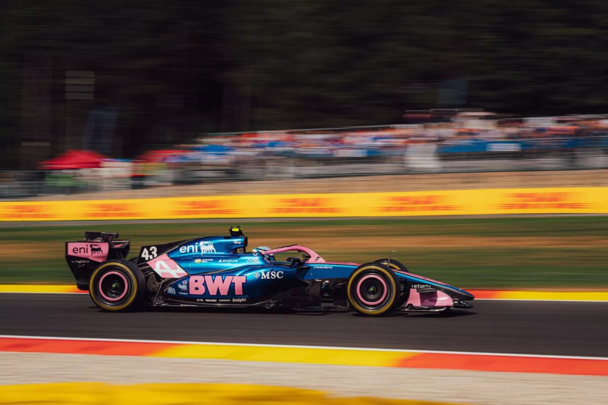 Alpine A526 2026 Grand Prix Belgique Spa-Francorchamps Formule 1 Gasly Colapinto essais libres