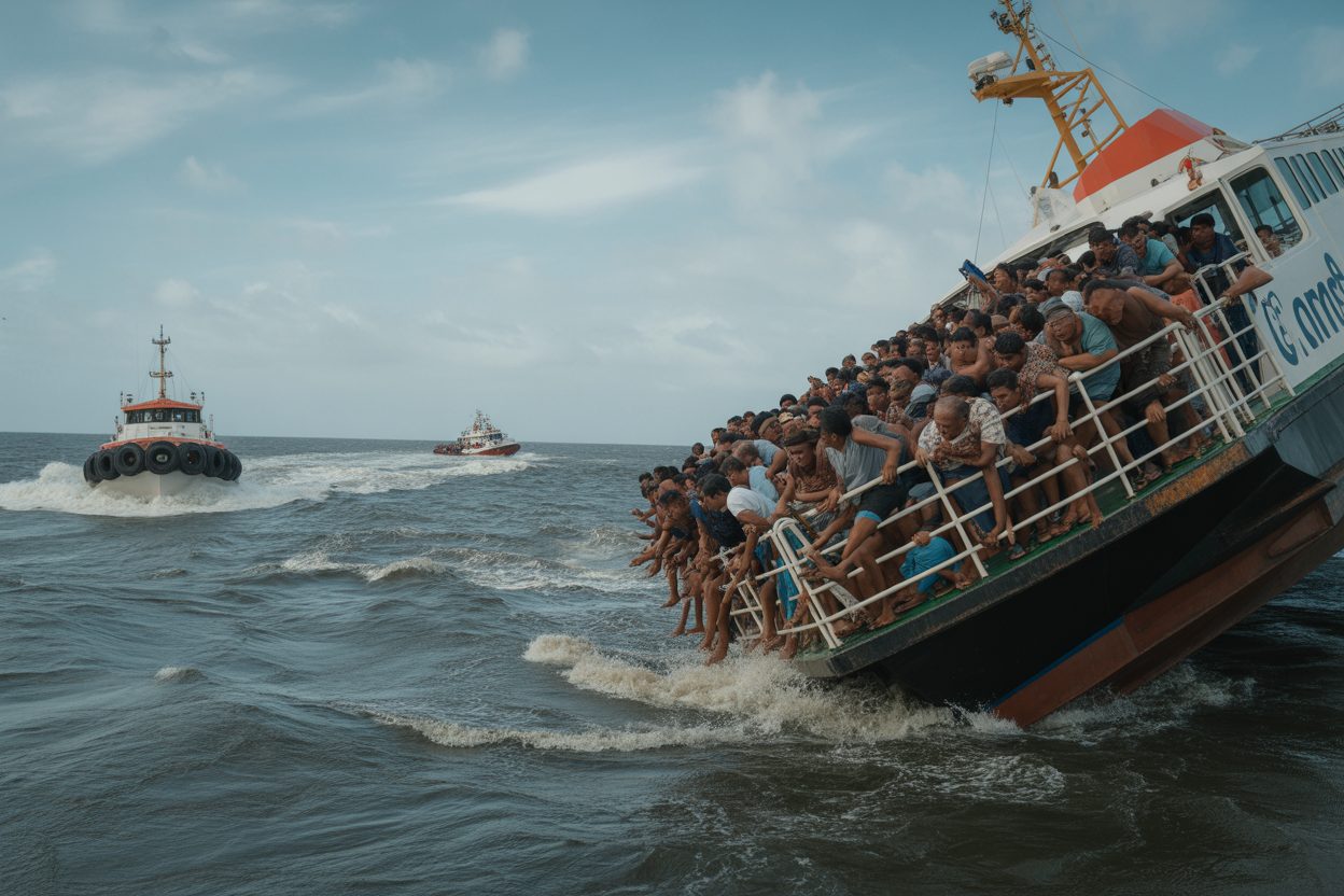 66 disparus dans le naufrage d'un ferry au Guyana, notre voisin d'Amérique du Sud