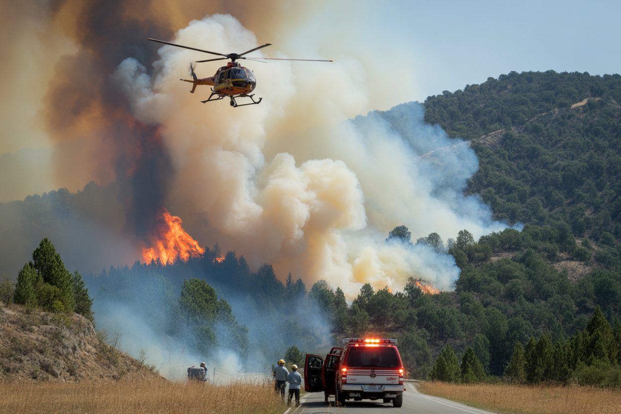 Ardèche et Drôme : vigilance orange feux de forêt ce mercredi, le Rhône en alerte sécheresse