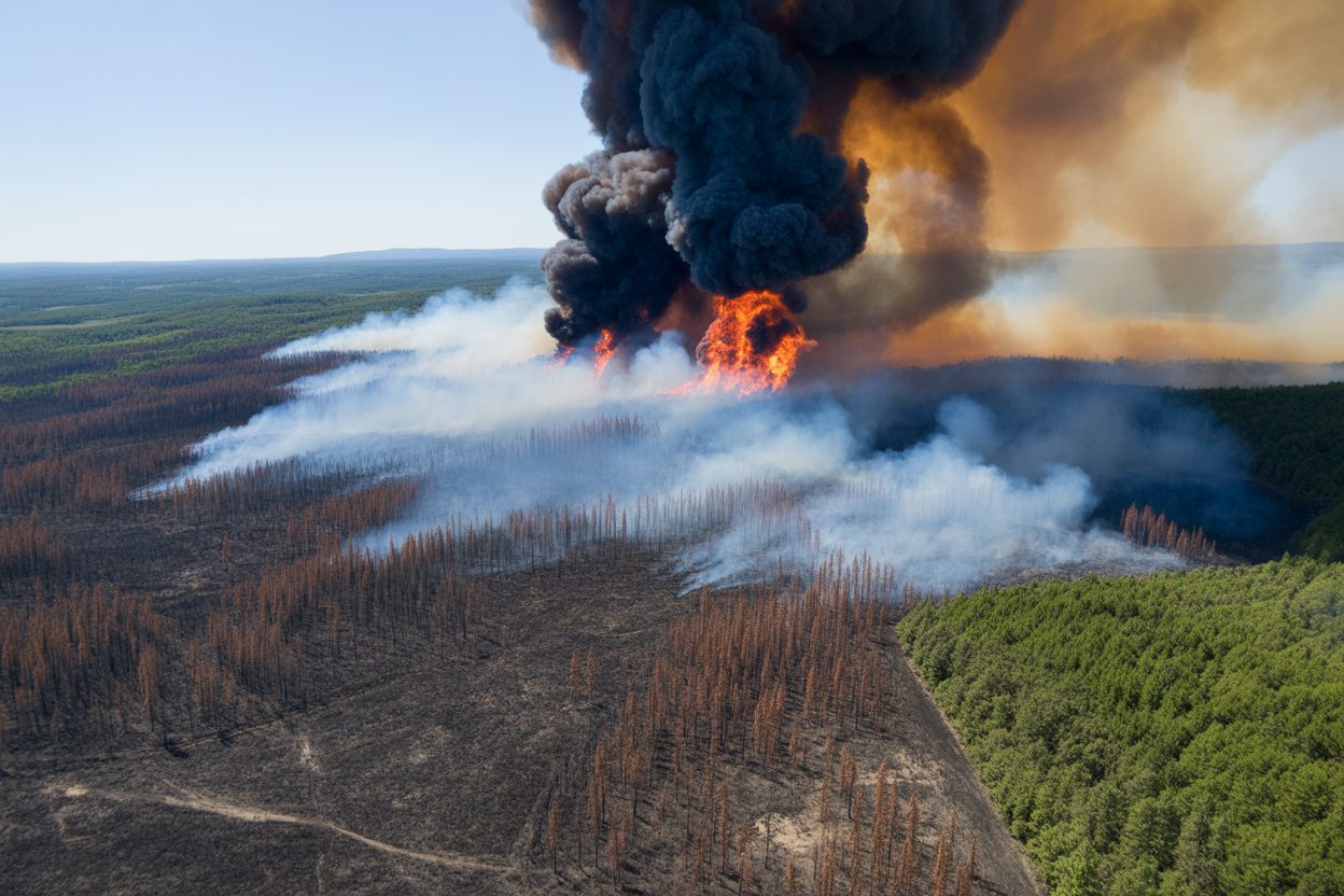 Gironde, Landes, Var, Corse : 115 000 hectares brûlés en sept mois, un bilan déjà record