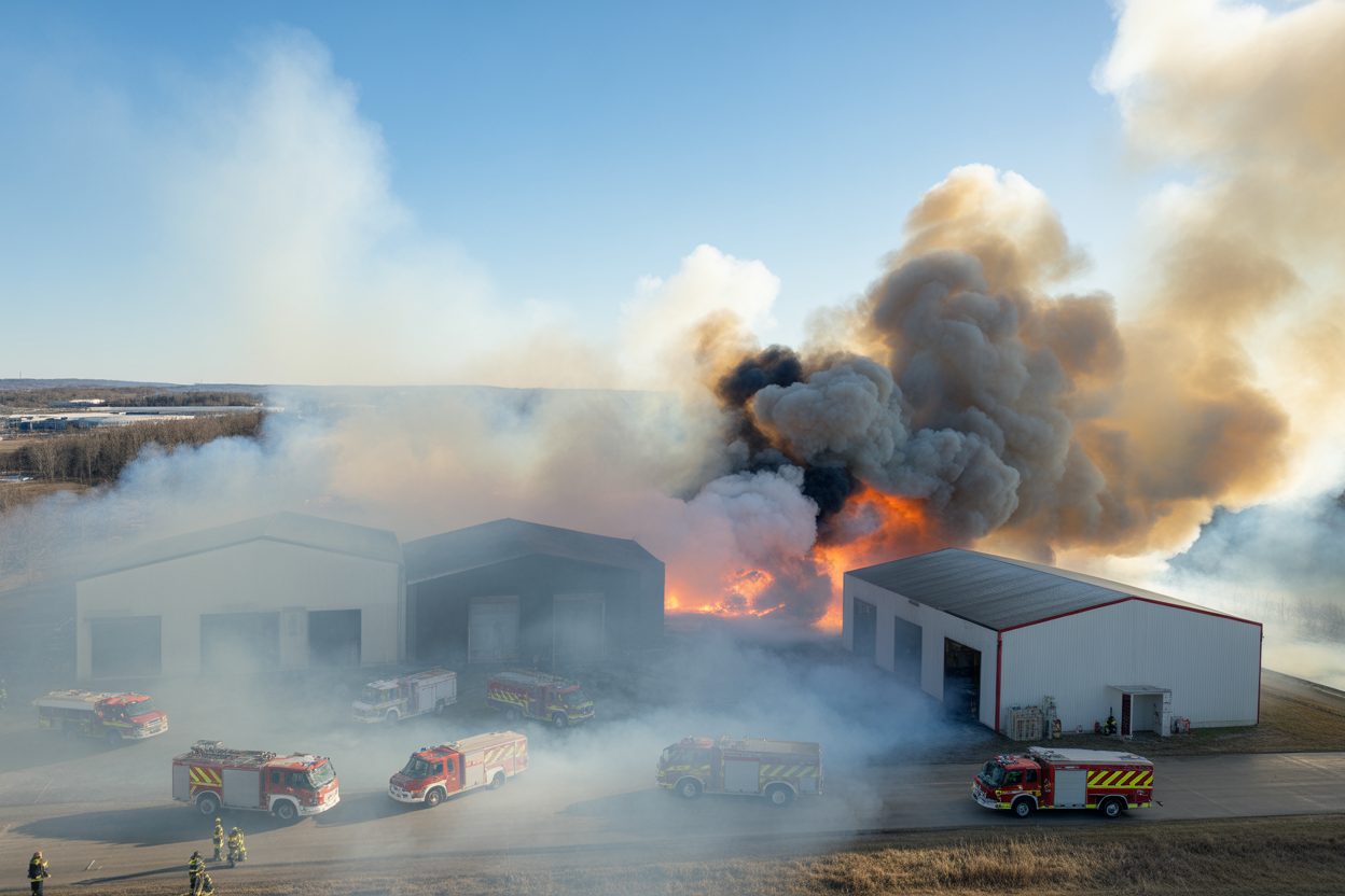 Incendie à Saint-Martin-de-Crau : 174 pompiers mobilisés, 6,5 hectares brûlés près d'une usine Seveso Incendie à Saint-Martin-de-Crau : 174 pompiers mobilisés, 6,5 hectares brûlés près d'une usine Seveso