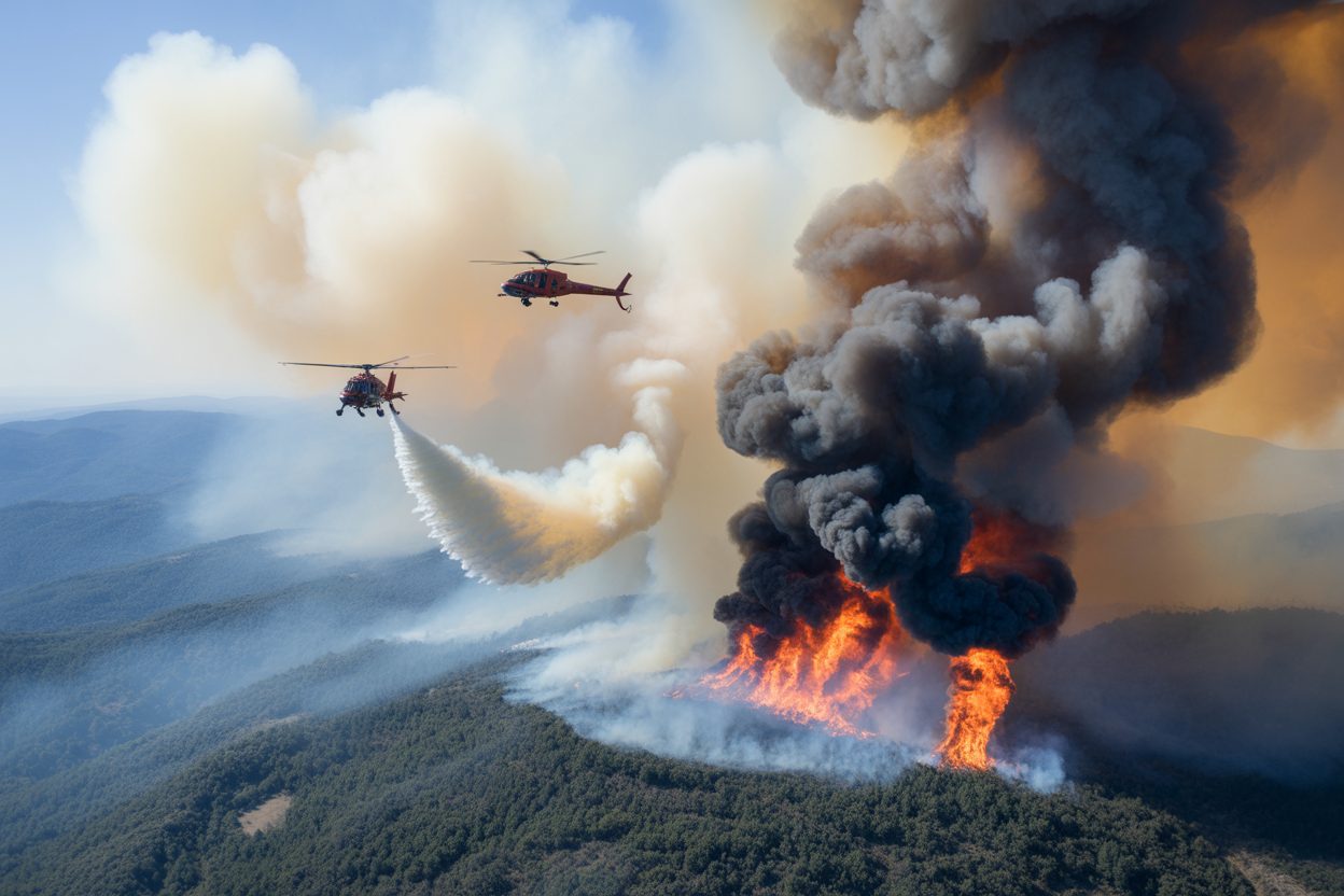 Incendies à Bordeaux et Madrid : 325 000 évacués, les pompiers face à « l'orage de feu »