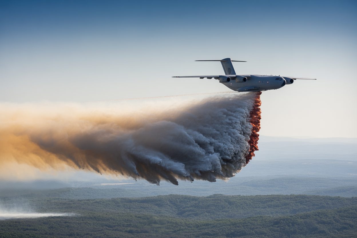Pour contenir les mégafeux, Paris engage l'A400M : 20 000 litres par vol, kit amovible, premier test réel en Gironde Pour contenir les mégafeux, Paris engage l'A400M : 20 000 litres par vol, kit amovible, premier test réel en Gironde