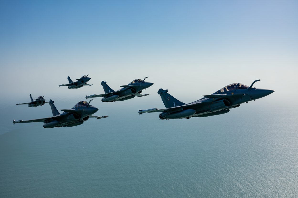 Quatre Rafale F4 français bouclent trois continents en 38 jours : escale confirmée à La Réunion