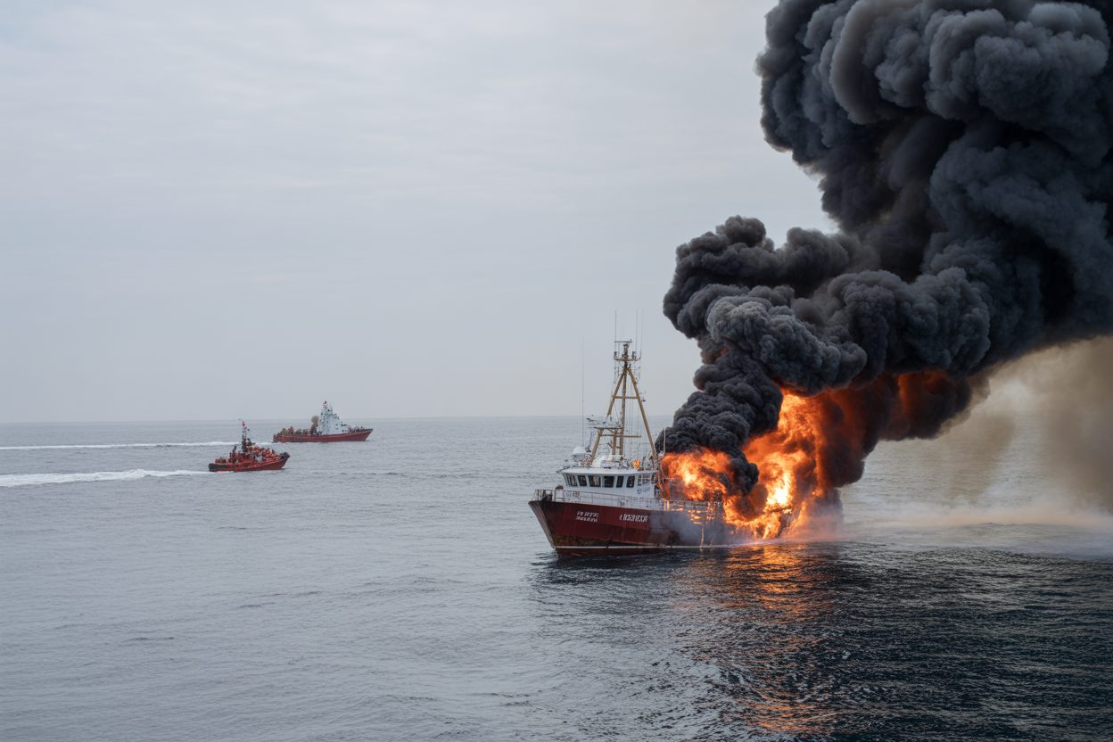 Six marins disparus au large de la Guyane : recherches suspendues après trois jours Six marins disparus au large de la Guyane : recherches suspendues après trois jours