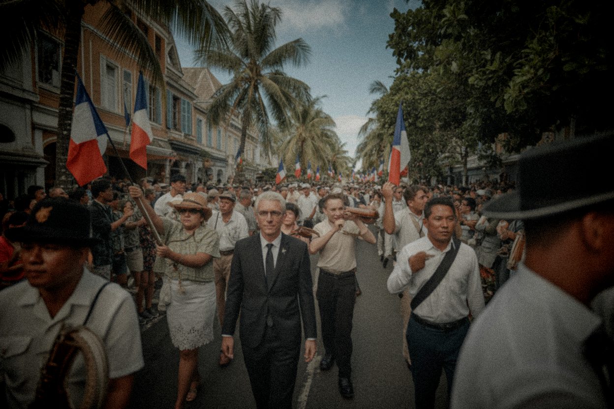 Sous le ciel de Papeete, 500 personnes pour célébrer le 14 juillet : premières impressions du nouveau maire Sous le ciel de Papeete, 500 personnes pour célébrer le 14 juillet : premières impressions du nouveau maire