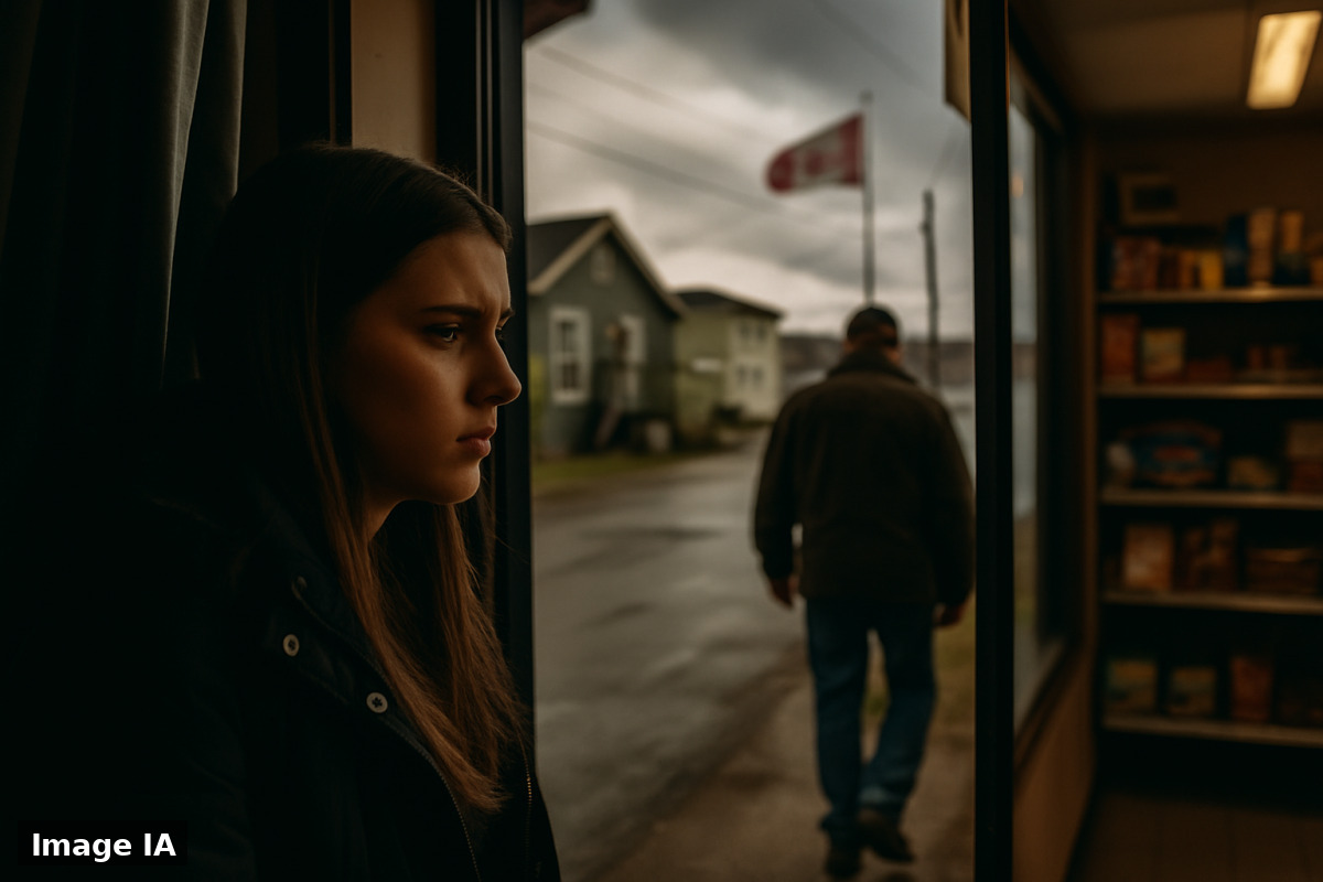 Terre-Neuve-et-Labrador: le déclin des jeunes francophones de la péninsule de Port-au-Port Des jeunes francophones de Port-au-Port discutent dans une rue déserte de la péninsule.