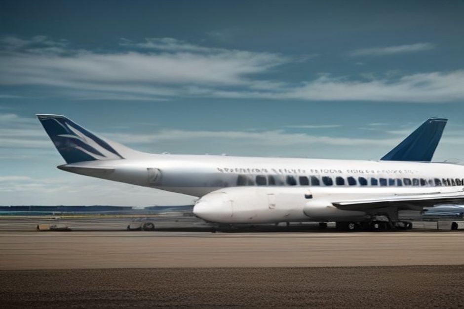 Air France exige l'allongement de la piste de Pointe-Noire pour déployer ses A350 et 787 dès octobre Avion long-courrier moderne stationné sur le tarmac d'un aéroport international