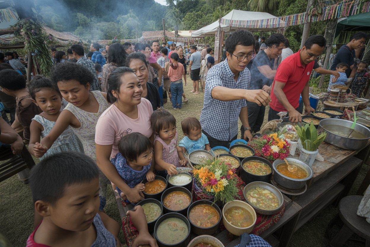 Basse-Pointe : la 4e édition du Festival des Soupes rassemble trois générations autour de la marmite Familles et visiteurs de tous âges réunis autour de stands culinaires colorés lors d'une fête communautaire