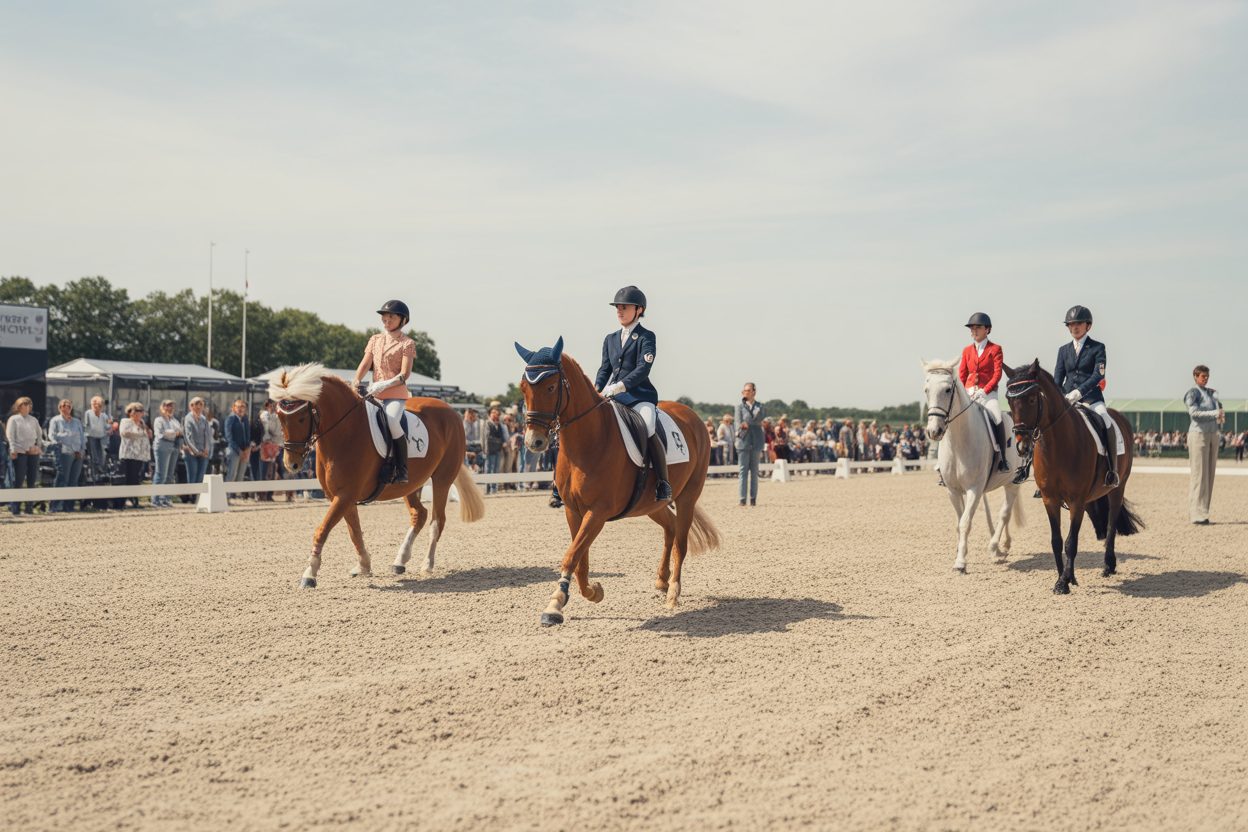 Championnats de France Poneys 2026 : les jeunes cavaliers de Provence brillent à Lamotte Jeunes cavaliers en compétition sur poneys dans une arène de championnat