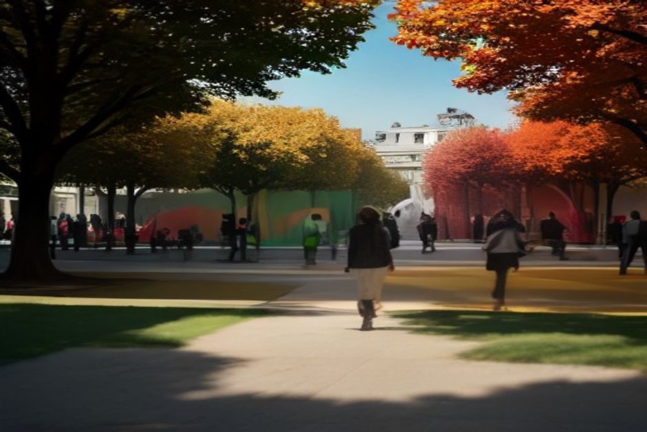 De la Seine aux hippodromes : ce que Paris et l'Île-de-France réservent en septembre 2026 Visiteurs découvrent des installations artistiques originales lors d'un événement culturel en plein air