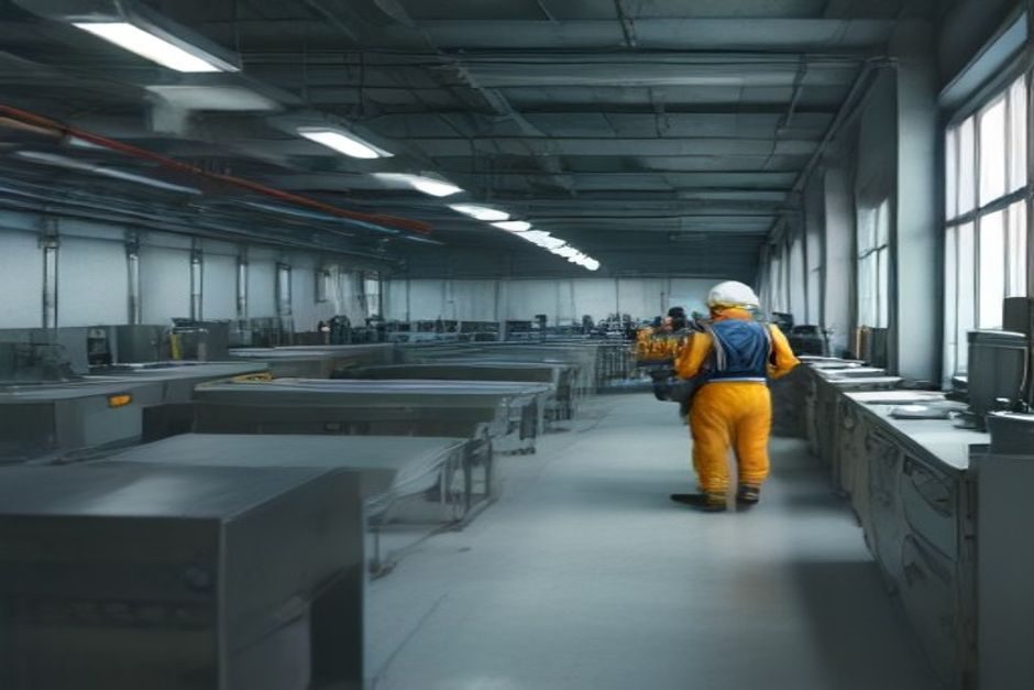 Chaîne de production de fours professionnels dans une usine de fabrication française