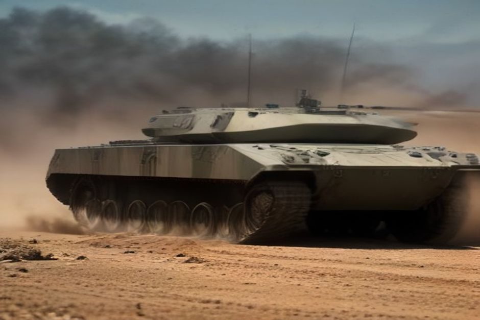 KNDS franchit les 4,4 milliards d'euros et prépare une introduction en Bourse qui peut redéfinir la défense terrestre européenne Véhicule blindé lourd en manœuvre sur terrain d'entraînement militaire
