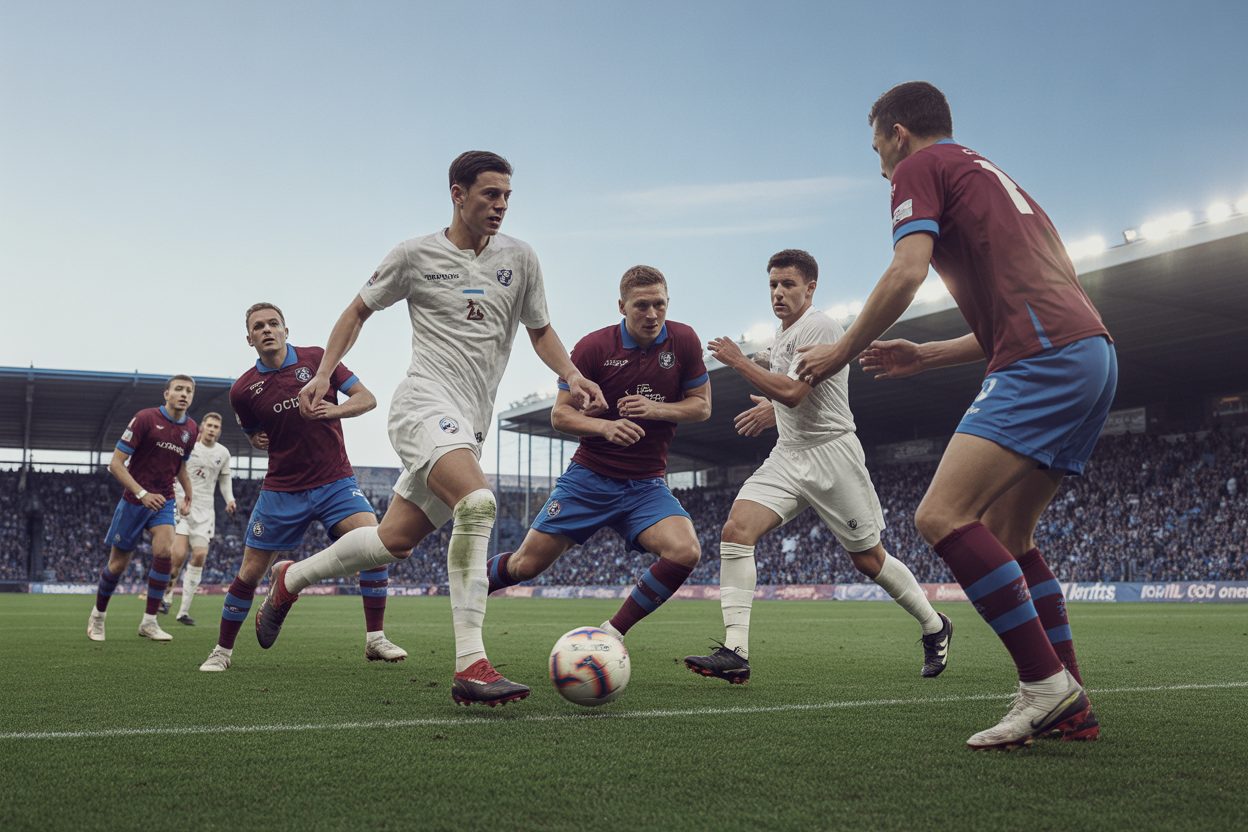 Le PSG conserve la Supercoupe d'Europe face à Aston Villa : Doué décisif, sept mondialistes alignés deux jours après leur retour Joueurs en action lors d'un match de football dans un grand stade sous les projecteurs