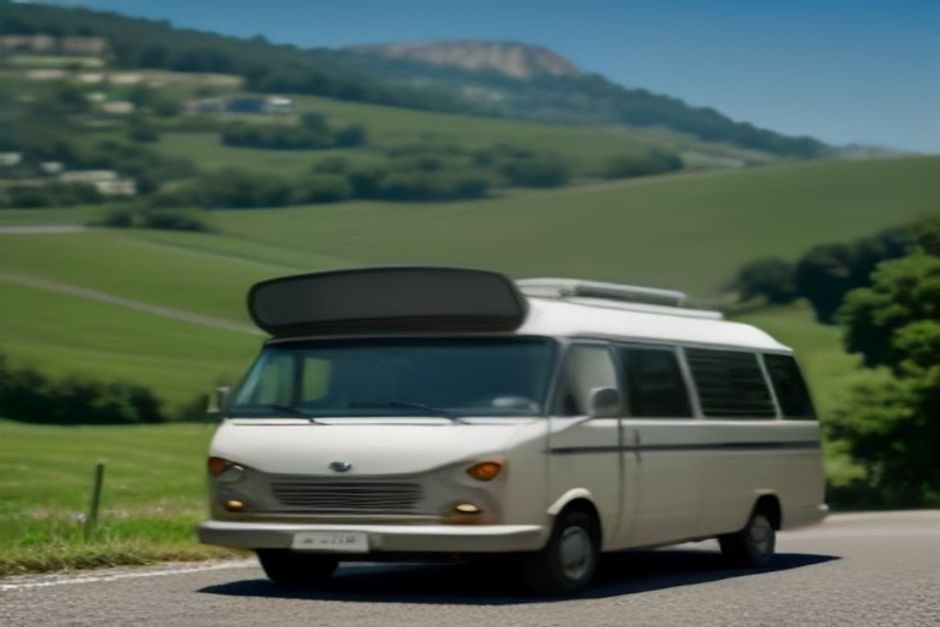 Septembre en Occitanie : Nîmes, Toulouse et l'abbaye de Belleperche en fête pour les camping-caristes Camping-car stationné dans un paysage naturel méditerranéen, entouré de collines et de végétation du sud