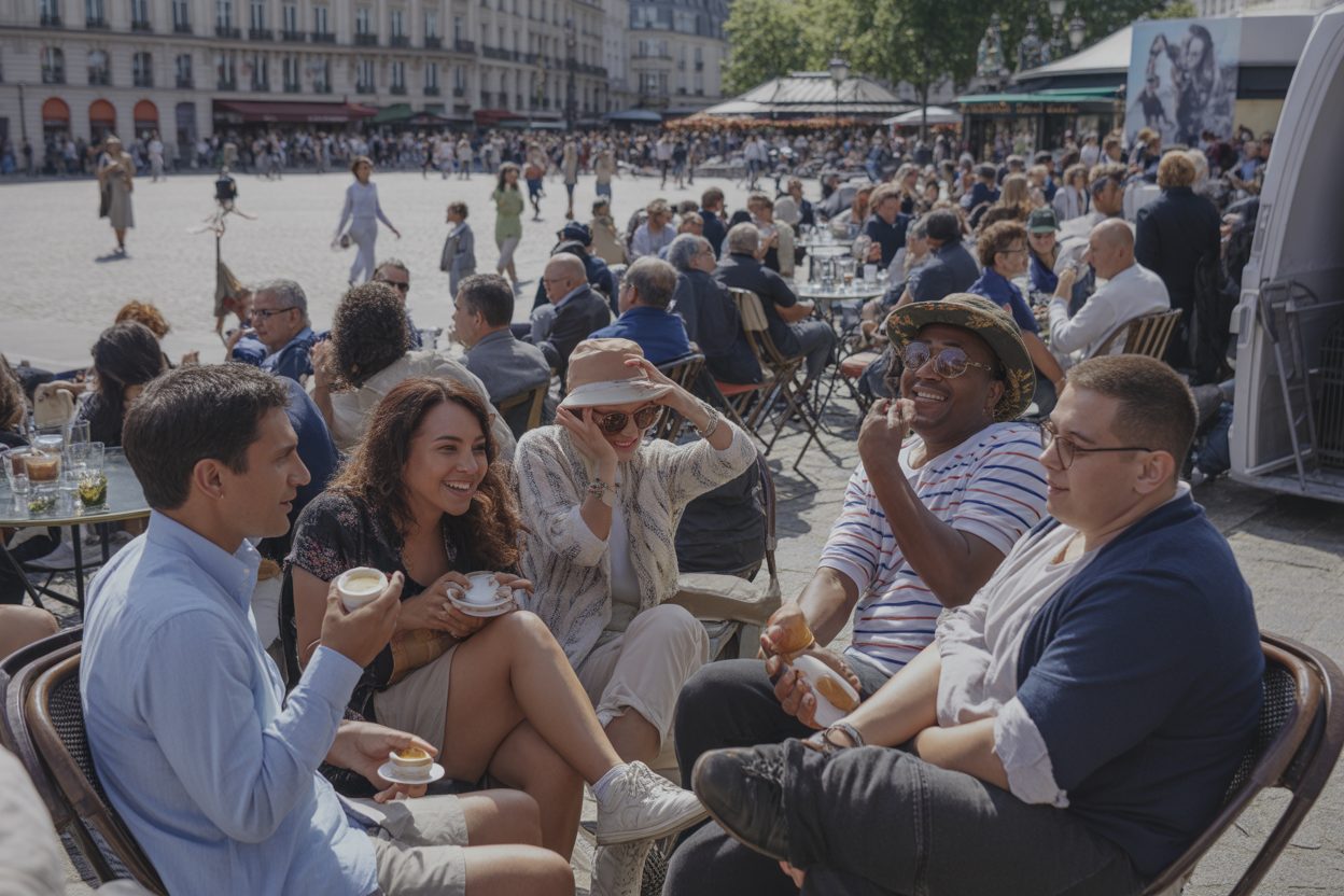 Week-end du 15 août 2026 en Île-de-France : derniers jours à La Villette et Saint-Germain Parisiens et touristes profitent des attractions et espaces publics de la capitale lors d'un week-end estival