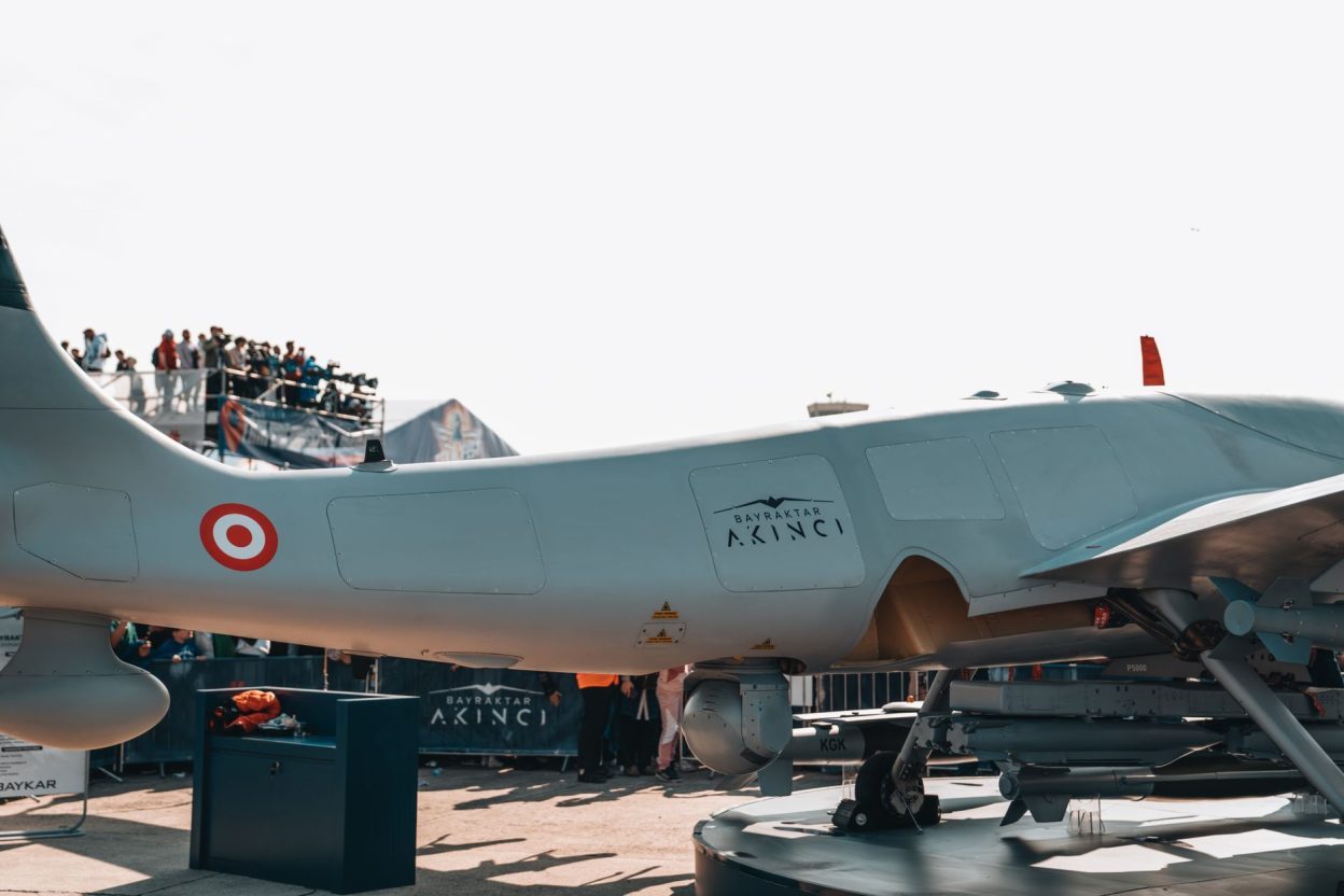 La maquette grandeur nature du drone furtif Vectis de Lockheed Martin