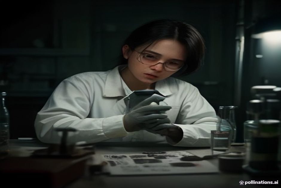 Chercheur observant des échantillons de terre et cultures microbiennes en laboratoire