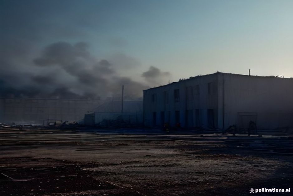Du 20 juillet au 4 octobre 2026 : l’État rembourse intégralement ces entreprises touchées par les incendies Bâtiment endommagé par un incendie, avec traces de brûlure et débris visibles