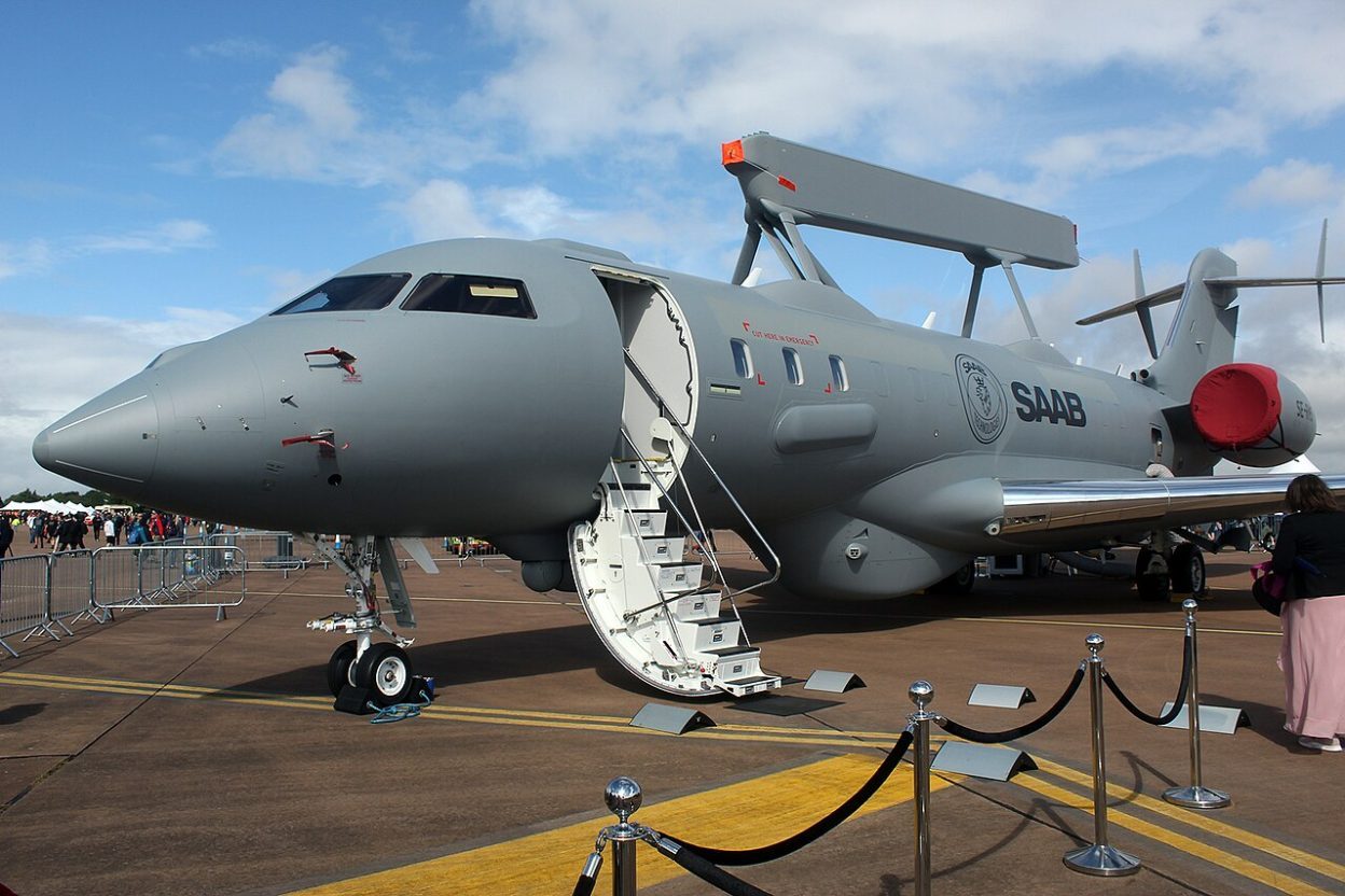 Un avion de surveillance et de commandement aéroporté Saab GlobalEye