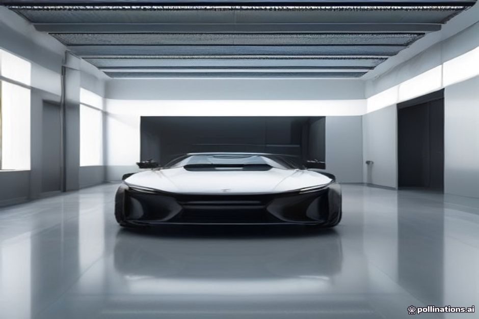 Mondial de l’Auto 2026 : Renault Group annonce six nouveautés à Paris, dont quatre concept-cars Véhicule concept aux formes épurées présenté sur un podium dans un espace d'exposition contemporain