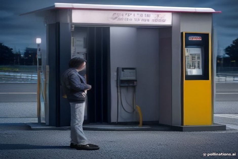 Une station peut afficher un prix sans avoir de carburant : la carte officielle permet de le vérifier avant de partir Automobiliste consultant les tarifs affichés d'une station-service avant de s'y arrêter