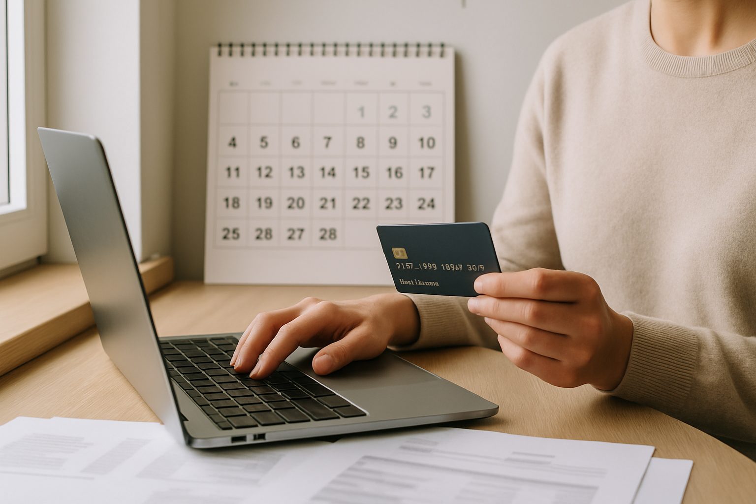 Aide carburant de 100 € : versement mi-octobre ou demande dès le 22 octobre selon votre situation Personne consultant des documents administratifs et effectuant une démarche en ligne sur son ordinateur