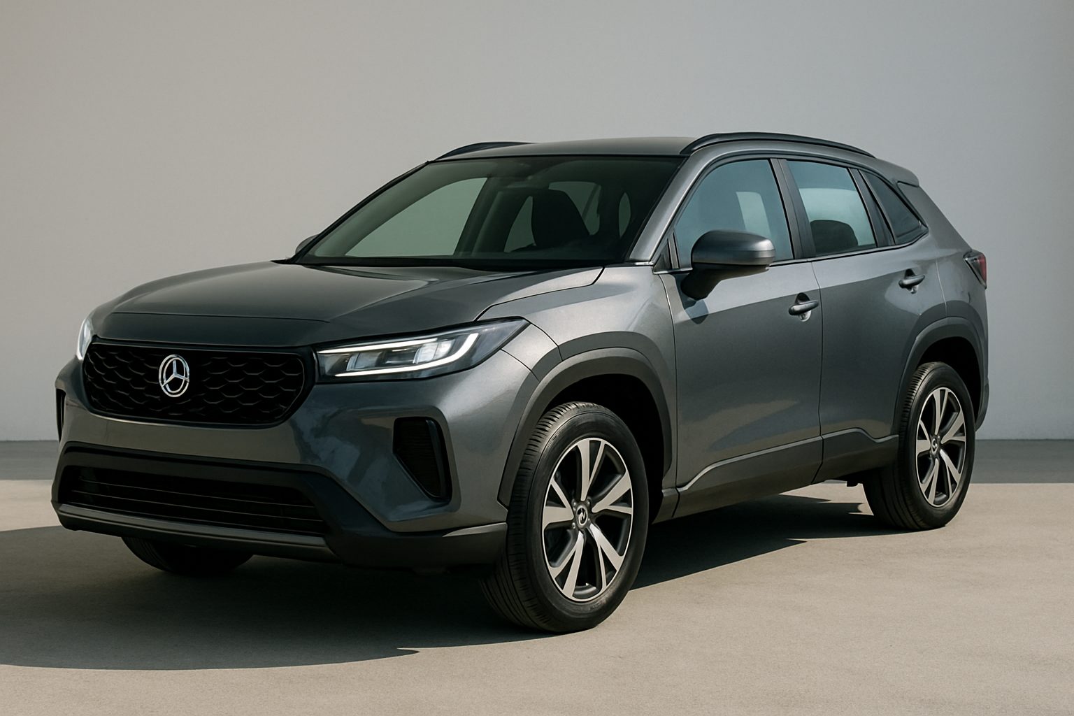 Chery Tiggo 4 à 23 990 € : commandes dès le 12 octobre, tandis que la citadine électrique Q reste à confirmer Véhicule compact aux lignes modernes et design épuré, photographié en vue trois-quarts avant