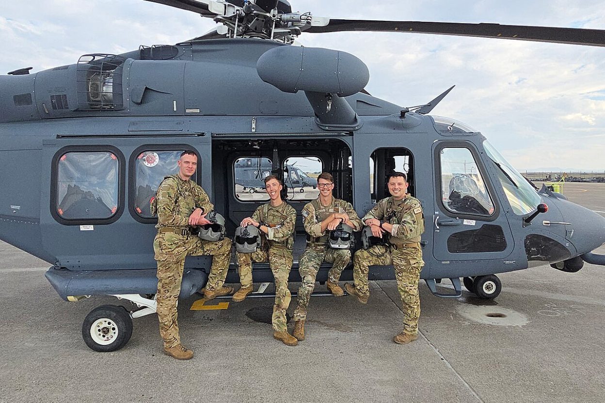Un hélicoptère MH-139A Grey Wolf de l’US Air Force en vol