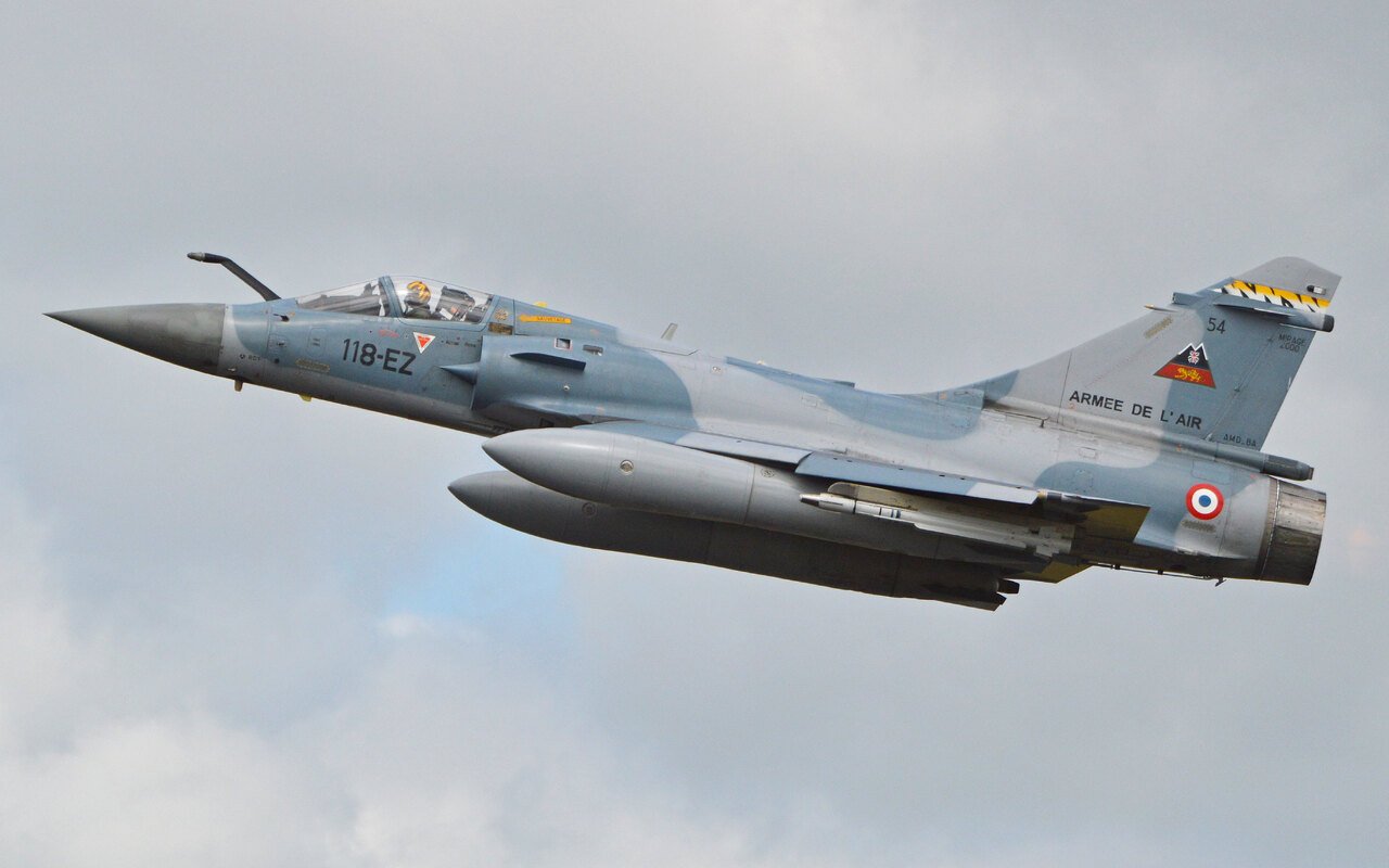 Un Mirage 2000-5F en vol